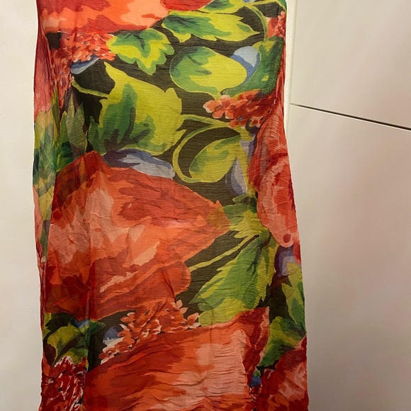 Floral Sheer Scarf - Picture 1 of 3